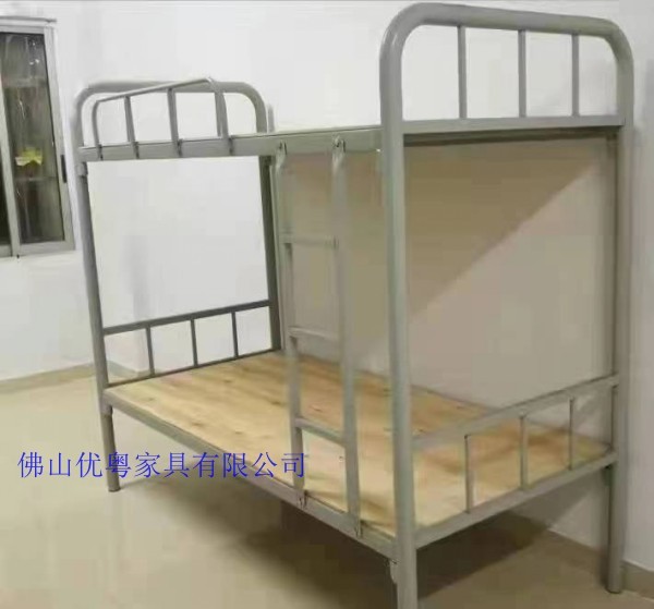 批发学校上下铺的铁板床多少钱1米2单人床员工宿舍单层铁床