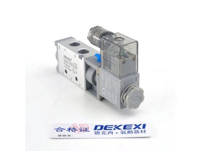 德克西4V210-08二位五通电磁气动阀亚德客同款替代电磁阀图2