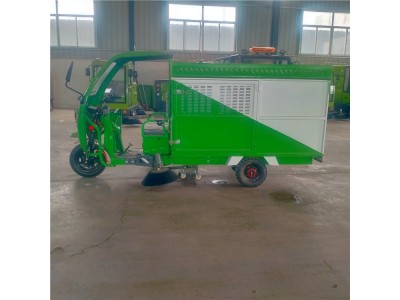 山东纯电动小型吸落叶清理车电动三轮吸树叶收集车厂家报价价格多少钱图3