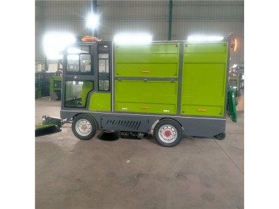 环卫两桶纯电动四轮扫地车纯电动四轮清洁垃圾清理车山东厂家直销报价表图2