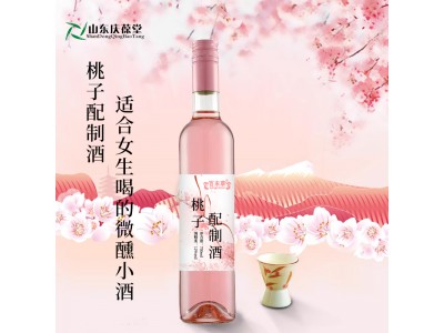 桃花配制酒女士低度果酒小批量加工159O5373071图1