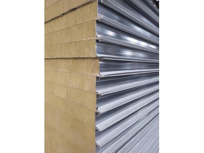 机制岩棉复合板绿色环保净化彩钢复合板阻燃防火多规格图2